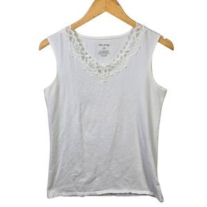 White Stag White Lace Tank Top